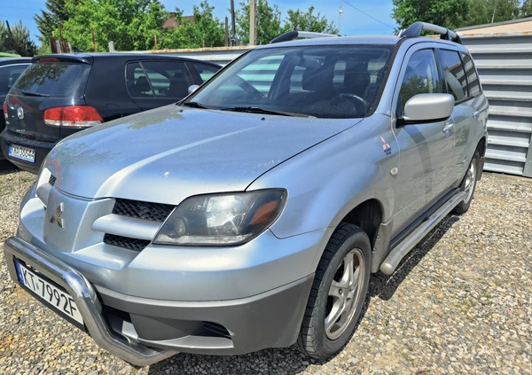 Mitsubishi Outlander cena 5900 przebieg: 246490, rok produkcji 2003 z Tarnów małe 79